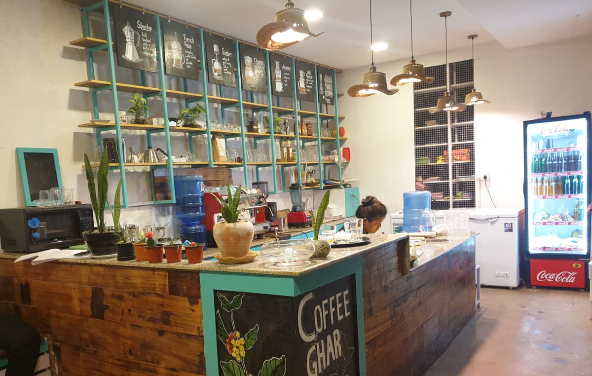 Coffee Ghar ambience