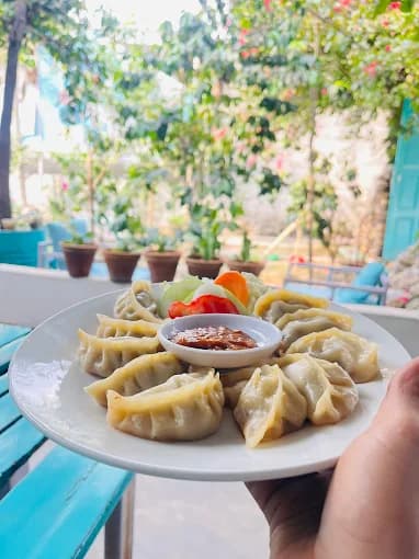 Fresh momos served at Coffee Ghar